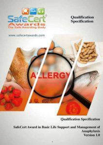 Anaphylaxis Award Qualification Specification